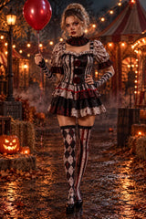 Kostium Klauna Grozy Na Halloween Damski