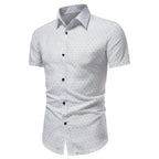 Mintás férfi Smart Casual ing