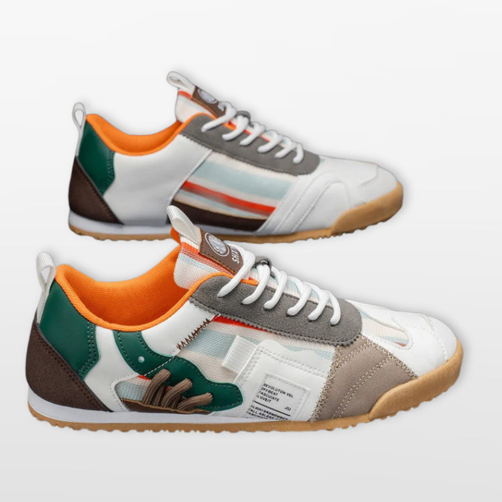 Kolorowe Sneakersy Retro Komfortowe Męskie