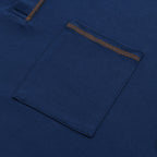 T-Shirt Henley Slim Fit Męski