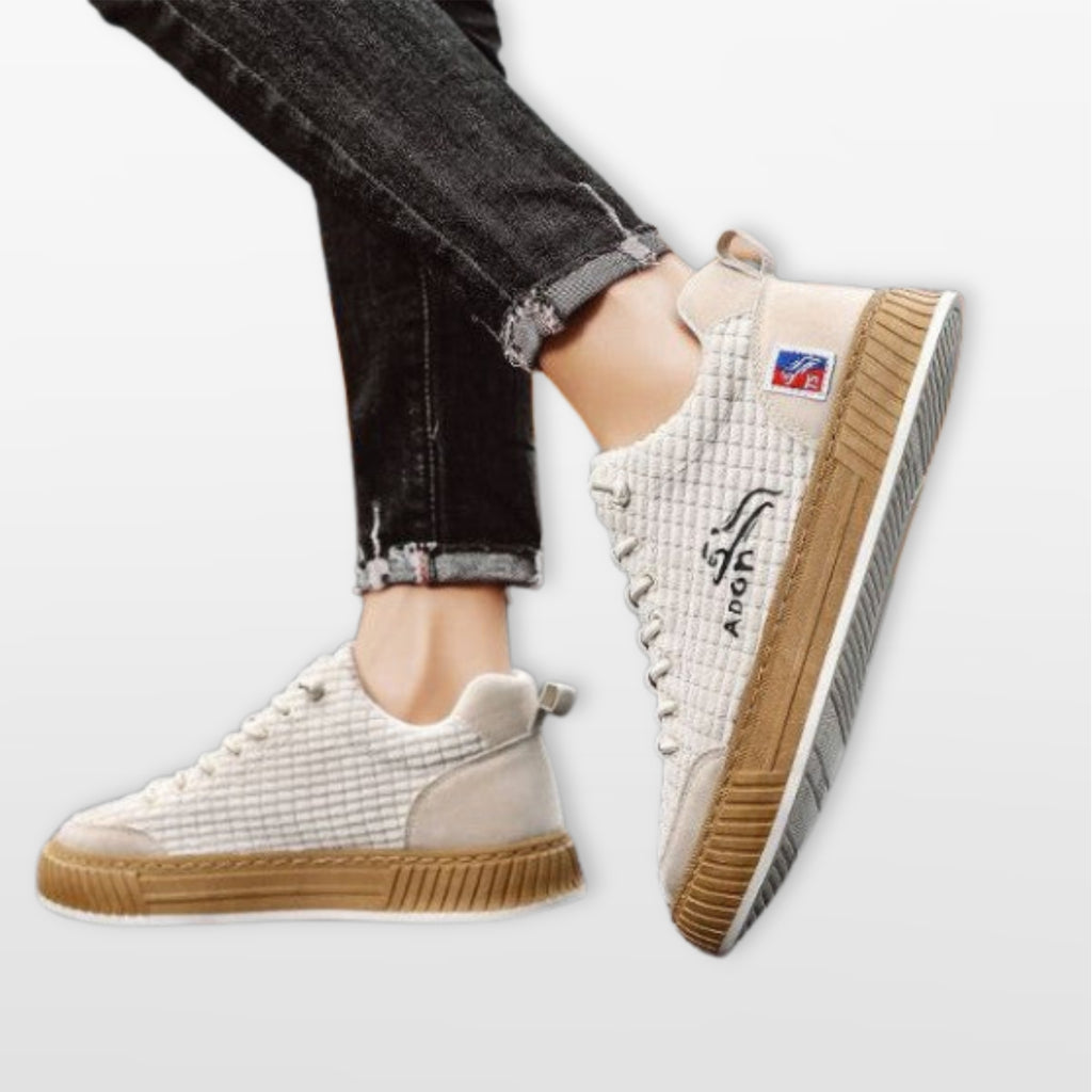 Sneakersy Sznurowane Komfortowe Męskie