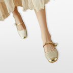 Damskie Buty Mary Jane Na Niskim Obcasie