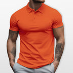Polo Slim Fit Krótki Rękaw Męskie