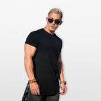 T-Shirt Slim Fit Ze Streczem Oddychający Męski