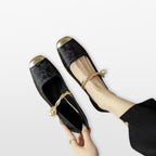 Damskie Buty Mary Jane Na Niskim Obcasie