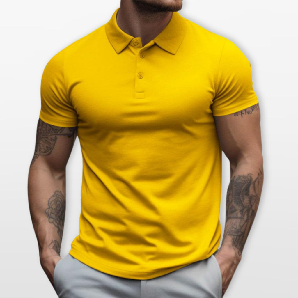 Polo Slim Fit Krótki Rękaw Męskie