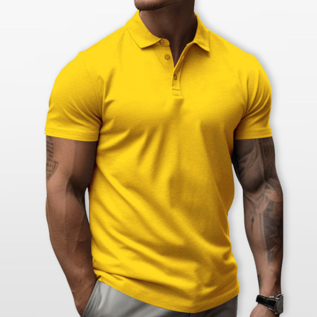 Polo Slim Fit Krótki Rękaw Męskie