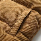 Herre-quiltet vest med ståkrave