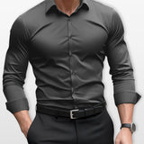 Cămașă elegantă formală pentru bărbați, slim fit