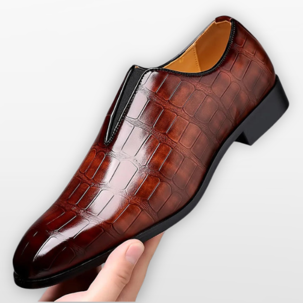 Męskie Buty Wizytowe Wsuwane Eleganckie Premium