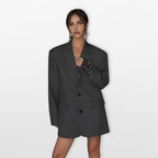 Marynarka Oversize Elegancka Luźna Damskie