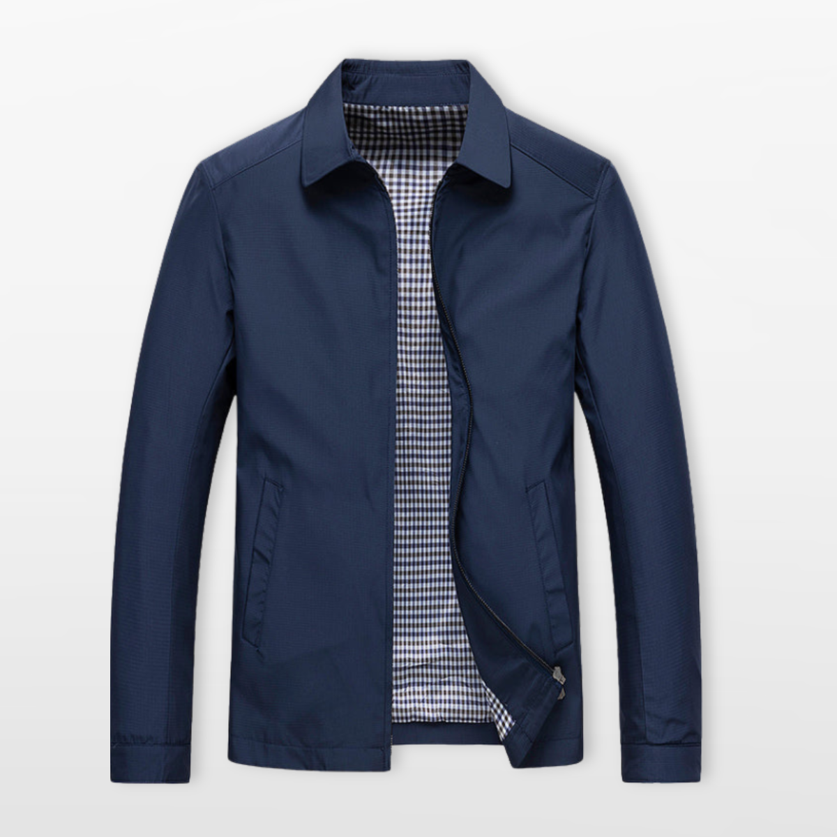 Męska Kurtka Przejściowa Casual Zip Nowoczesna
