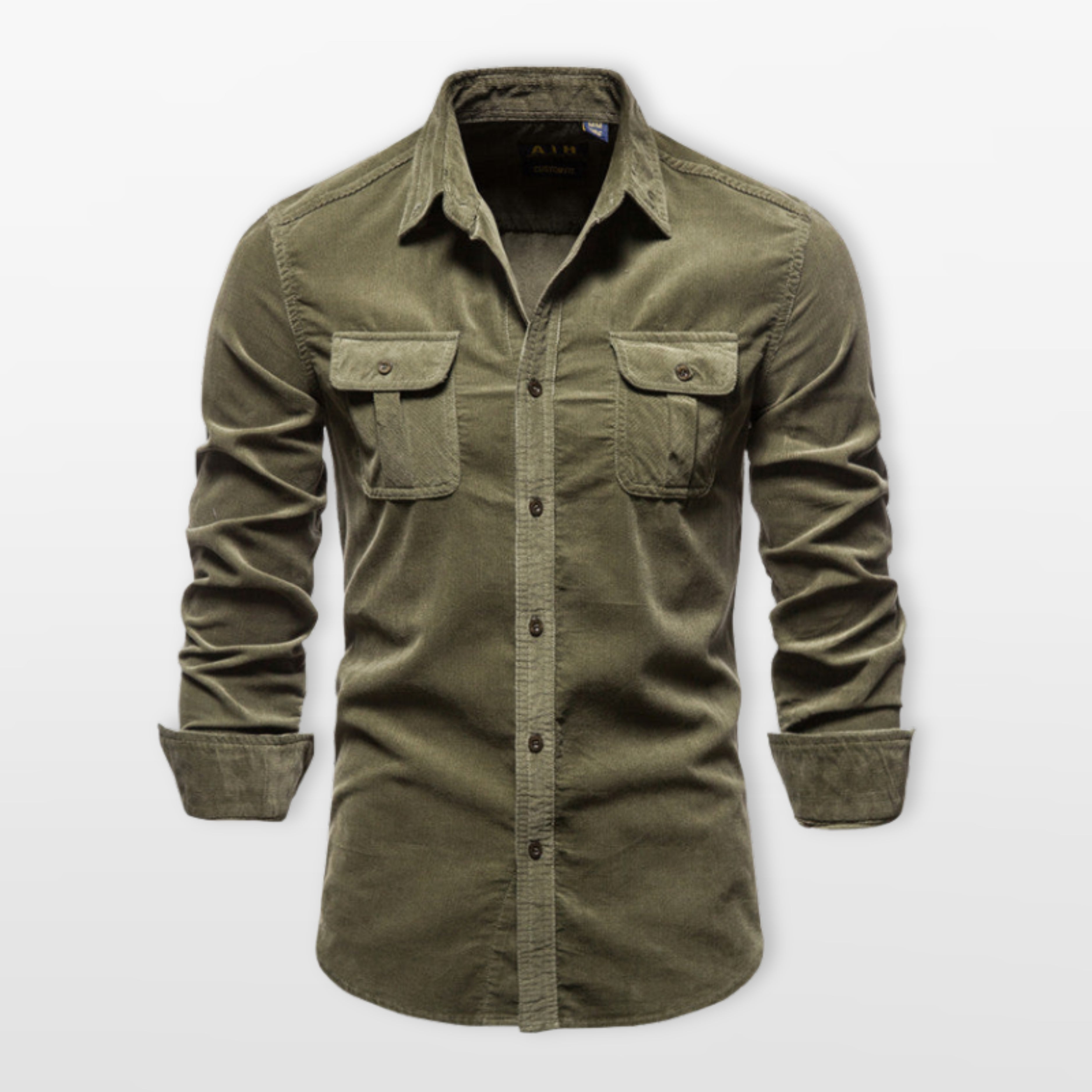 Koszula Slim Casual Zapinana Męska