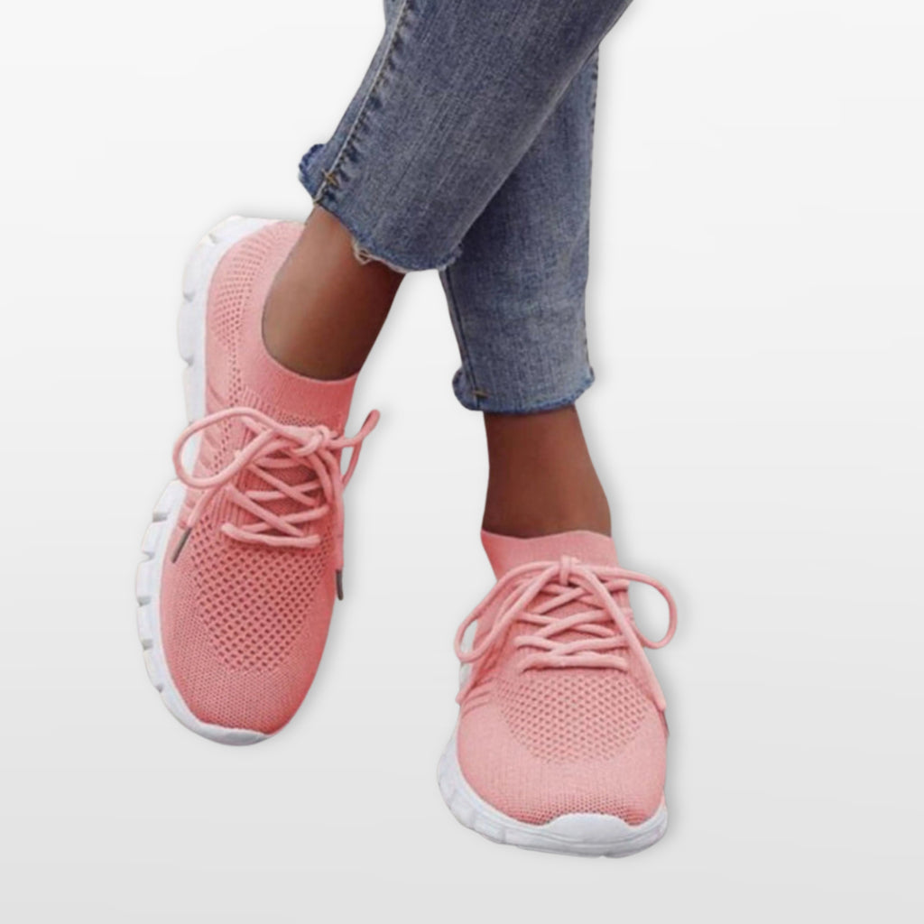 Buty Dzianinowe Lekkie Oddychające Damskie