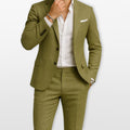 Garnitur Slim Fit Elegancki Dwuczęściowy Męski