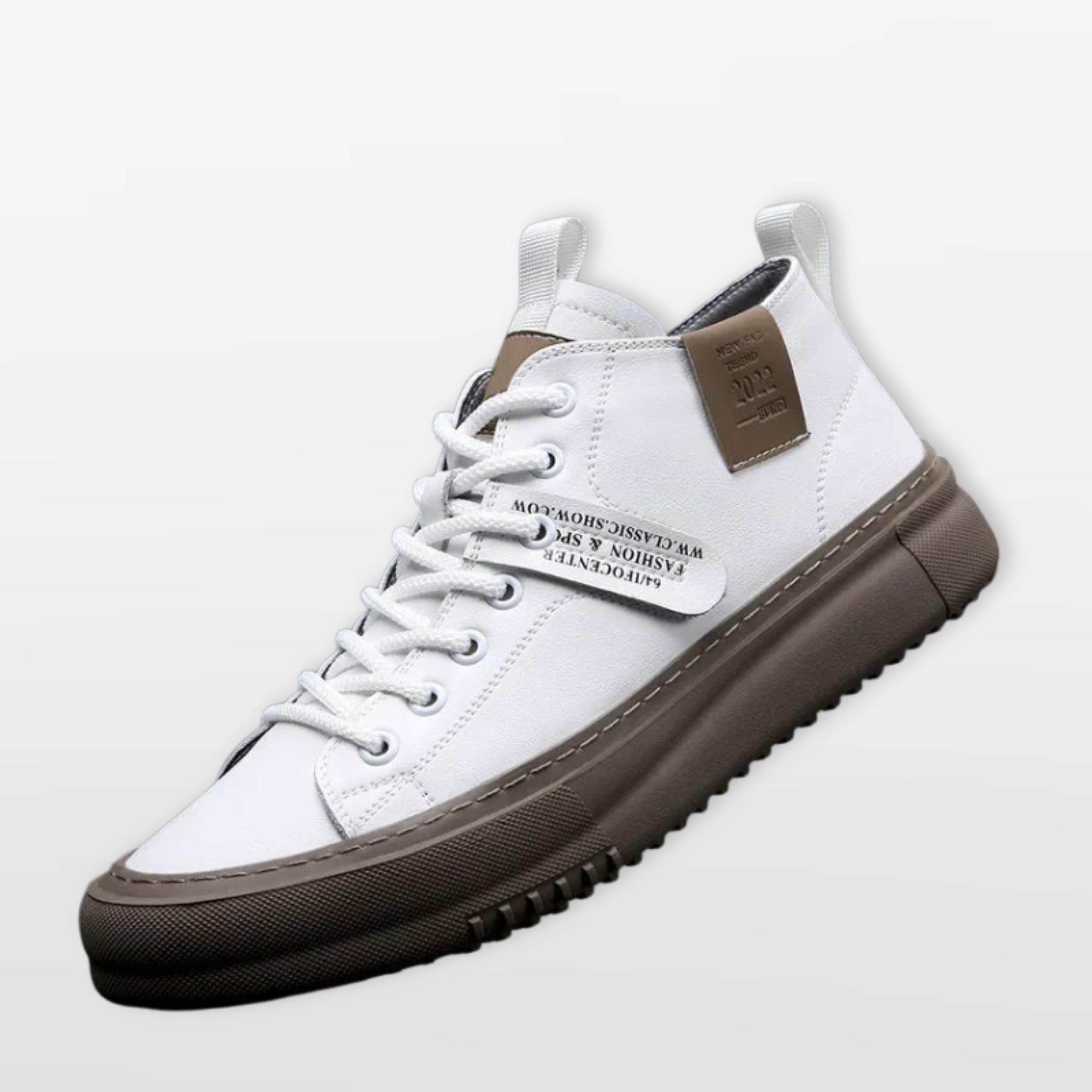 Sneakersy Sznurowane Casual Męskie