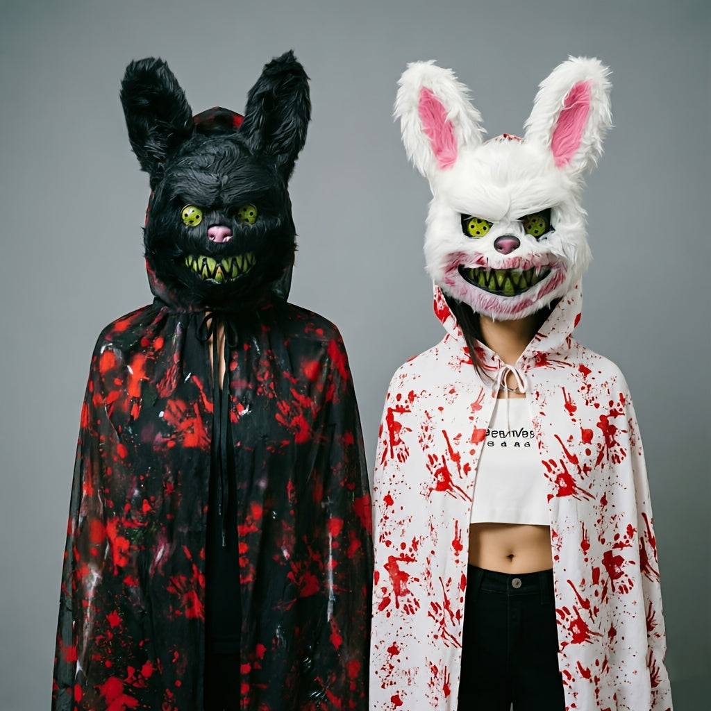 Unisex Halloweenkostume som uhyggelig kanin