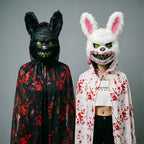 Unisex Halloweenkostume som uhyggelig kanin
