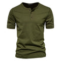 Koszulka Henley Casual Męskie