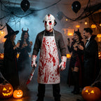 Kostium Rzeźnika Halloween z Fartuchem Męski