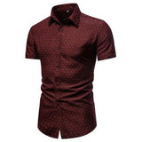 Koszula Smart Casual Wzorzysta Męskie
