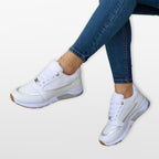 Buty Sportowe Sznurowane Wygodne Damskie