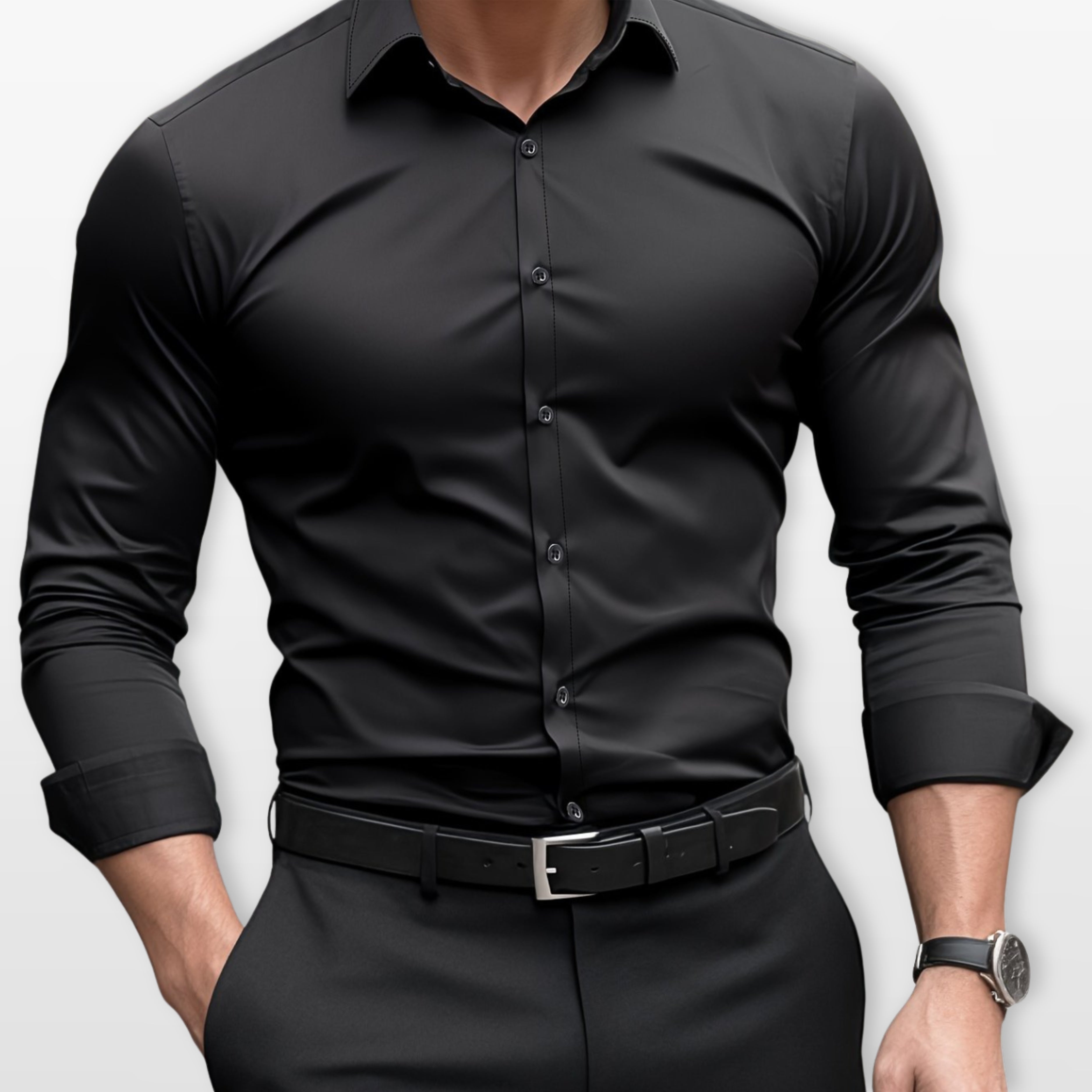 Koszula Slim Fit Elegancka Formalna Męska