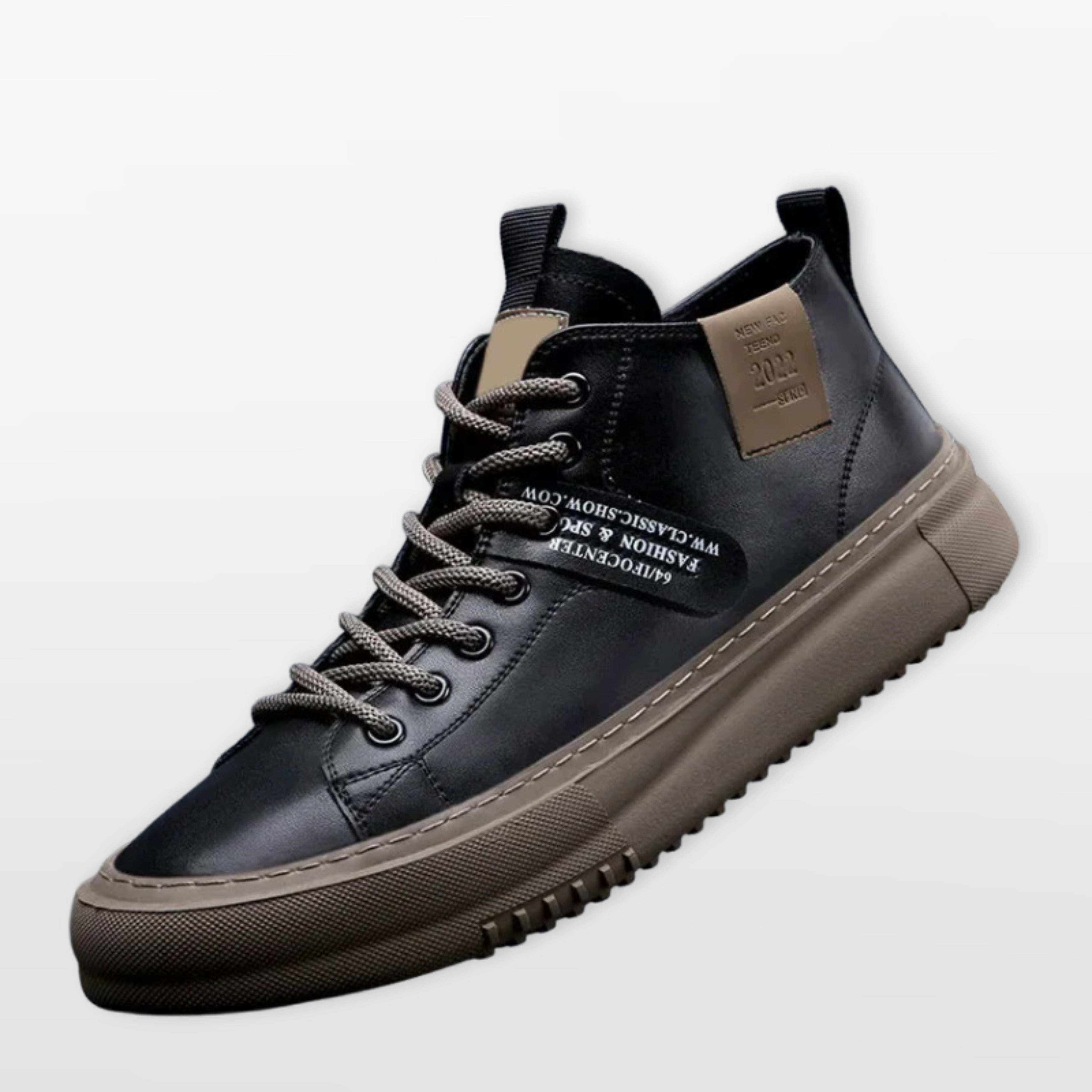 Sneakersy Sznurowane Casual Męskie