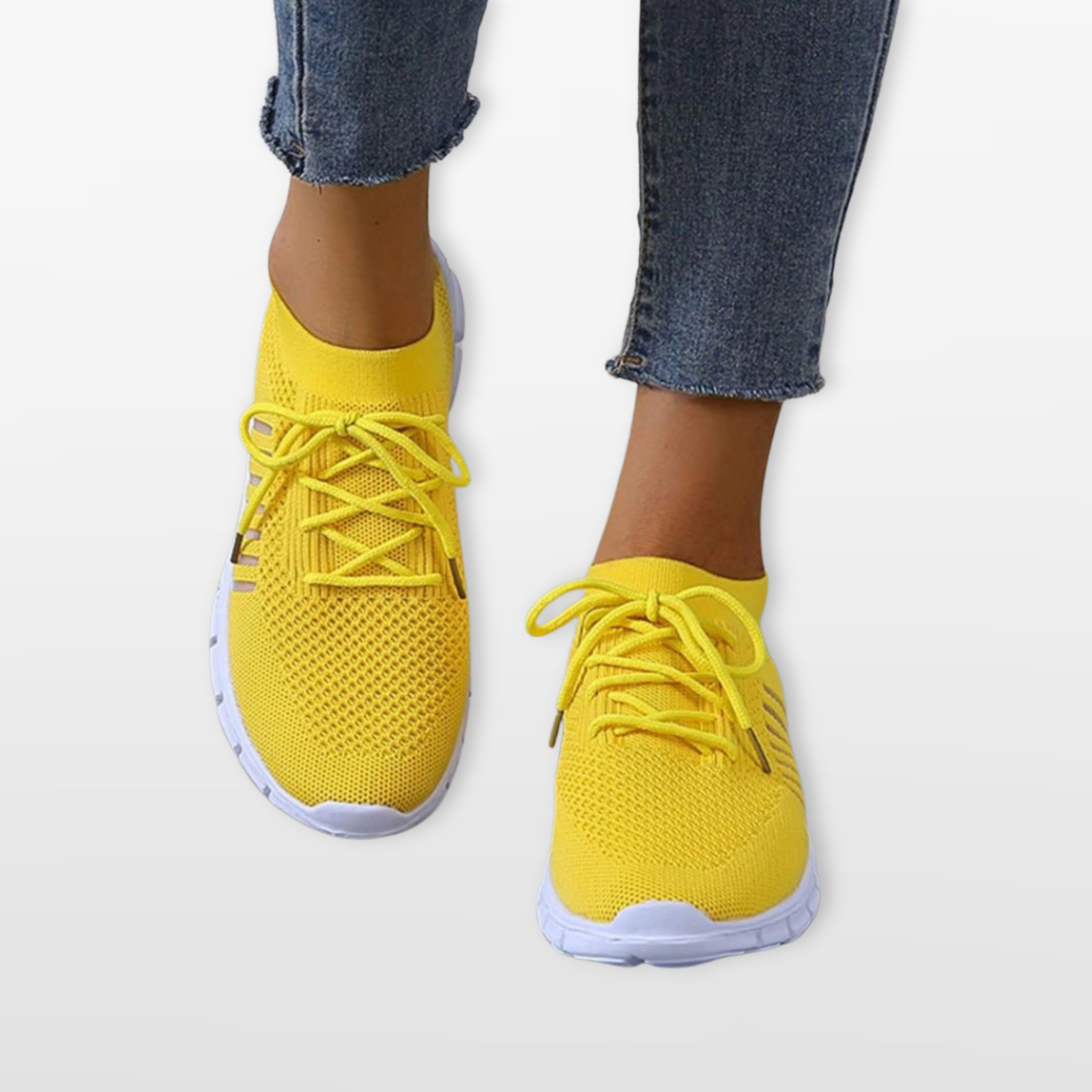Buty Dzianinowe Lekkie Oddychające Damskie