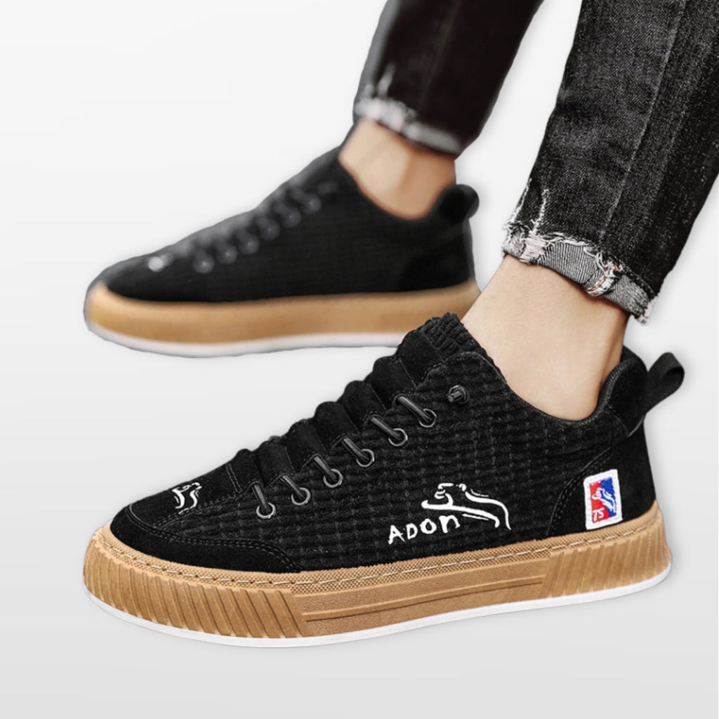 Sneakersy Sznurowane Komfortowe Męskie