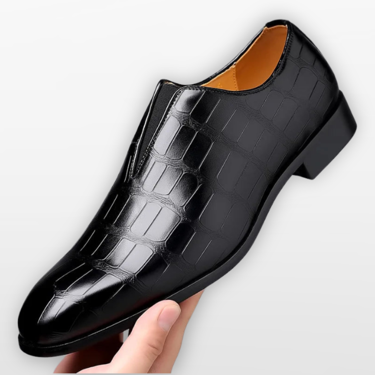 Męskie Buty Wizytowe Wsuwane Eleganckie Premium
