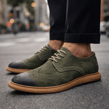 Pantofi brogue bărbătești cu șireturi