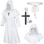 Kostium Mnicha Halloween z Kapturem Unisex