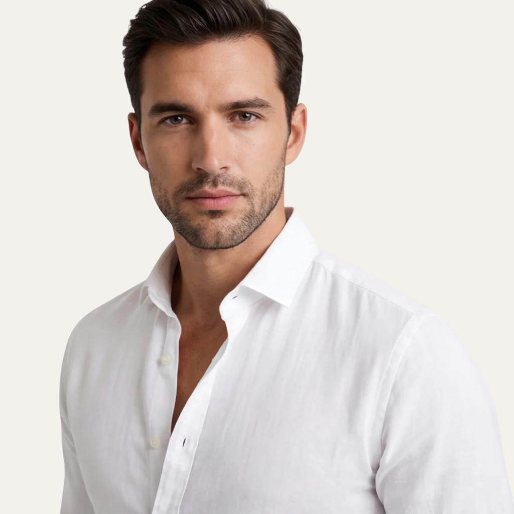 Koszula Klasyczna z Długim Rękawem Męska