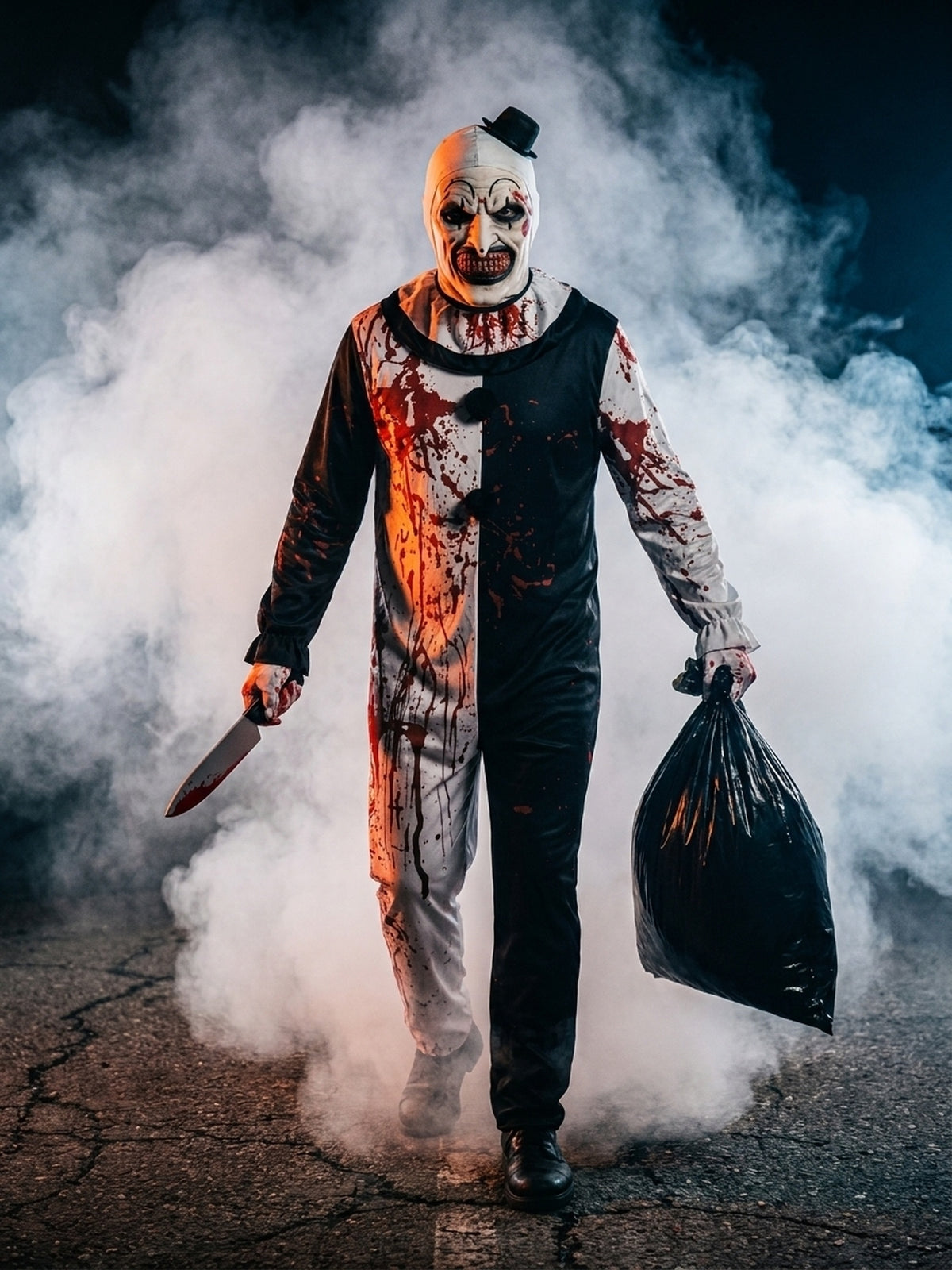 Kostium Halloween Strasznego Klauna Męski
