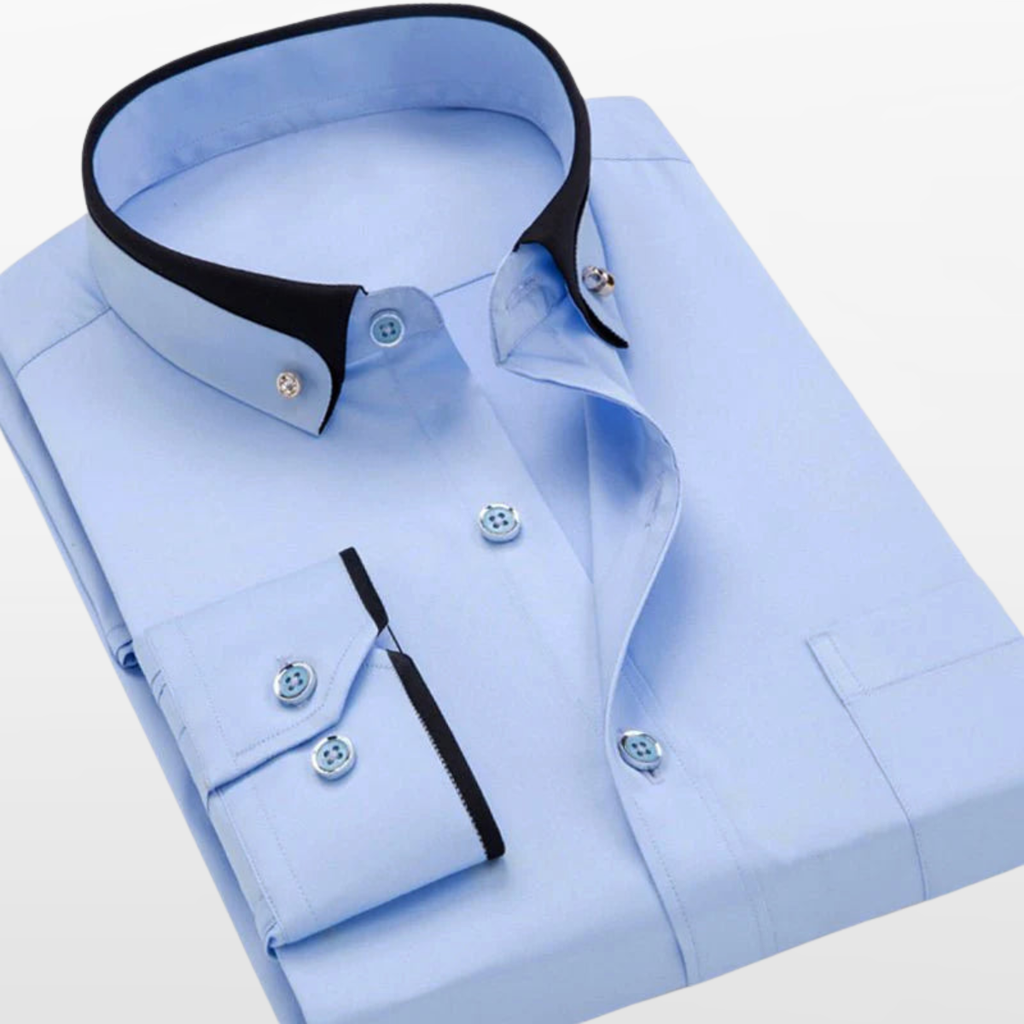 Męska Elegancka Koszula Formalna Slim Fit