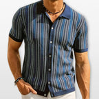 Polo Wzorzyste Slim Fit Męskie
