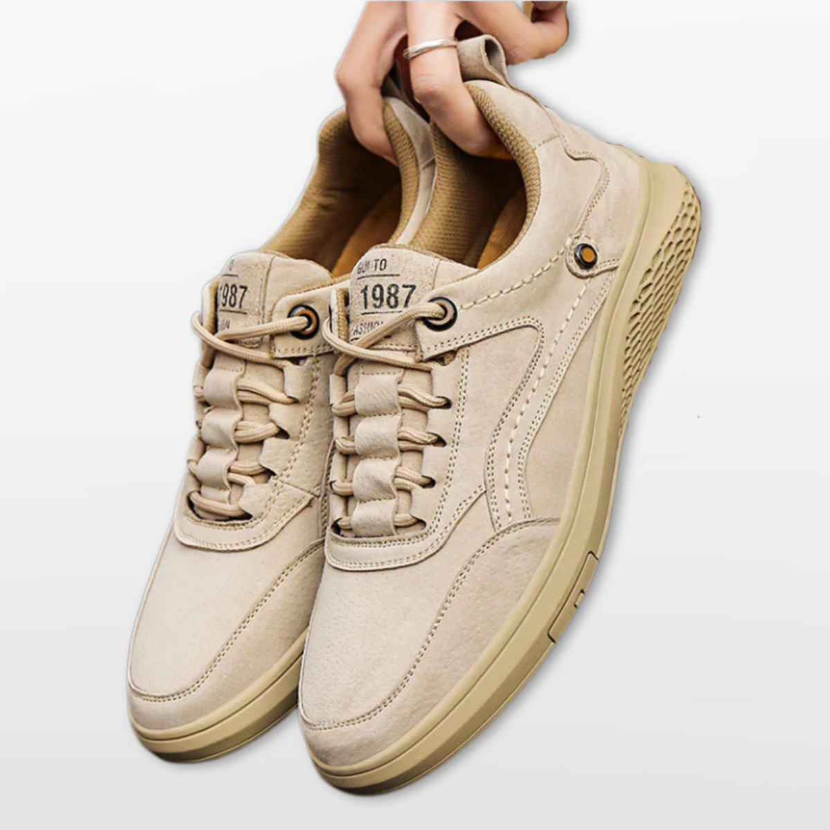 Męskie Sneakersy Casual Komfort Wygodne Sznurowane