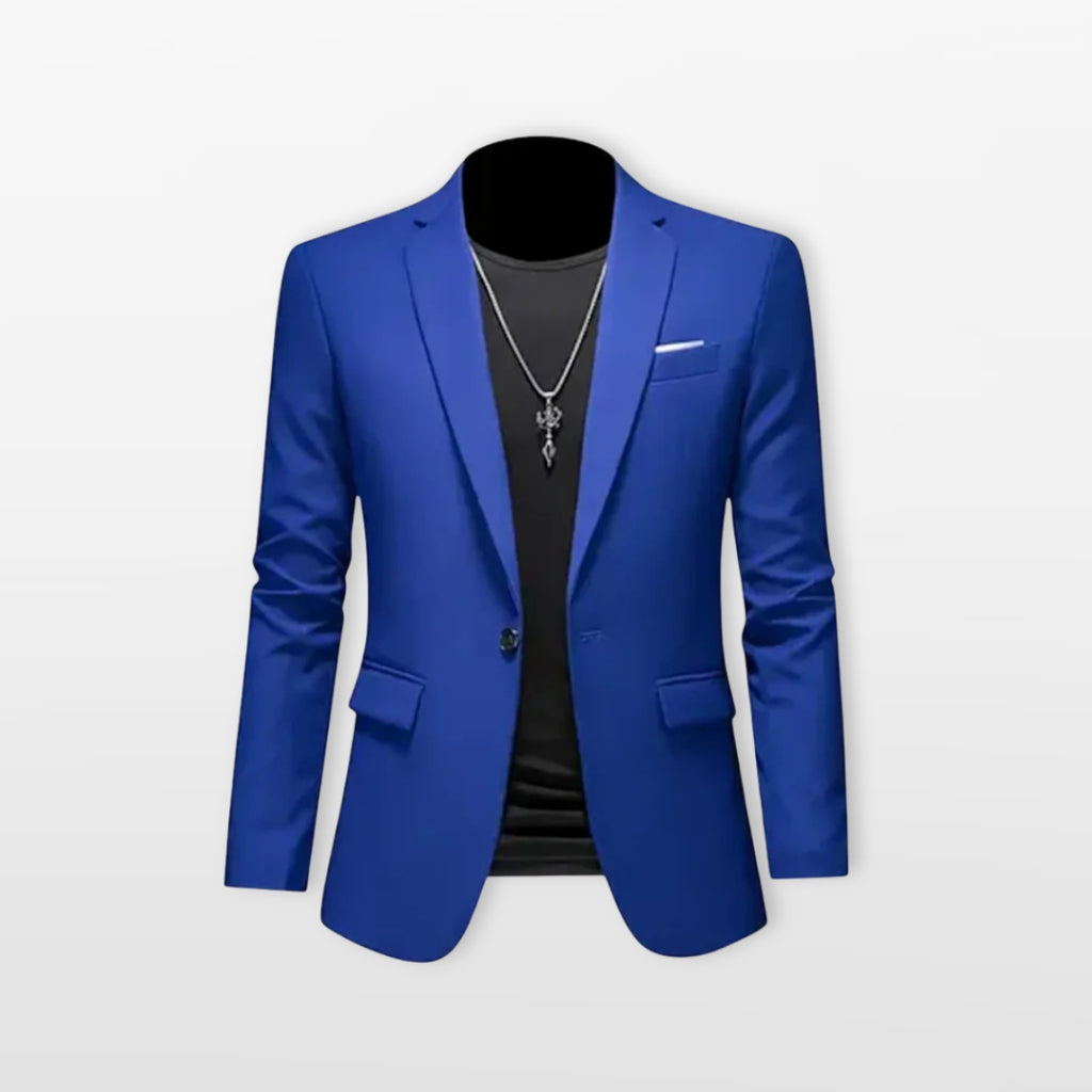 Elegantné priliehavé pánske sako