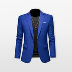 Elegantné priliehavé pánske sako