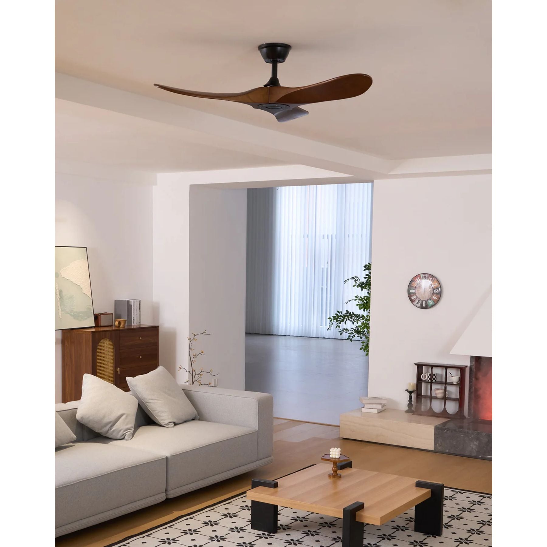 Modern mennyezeti ventilátor 3 lapáttal