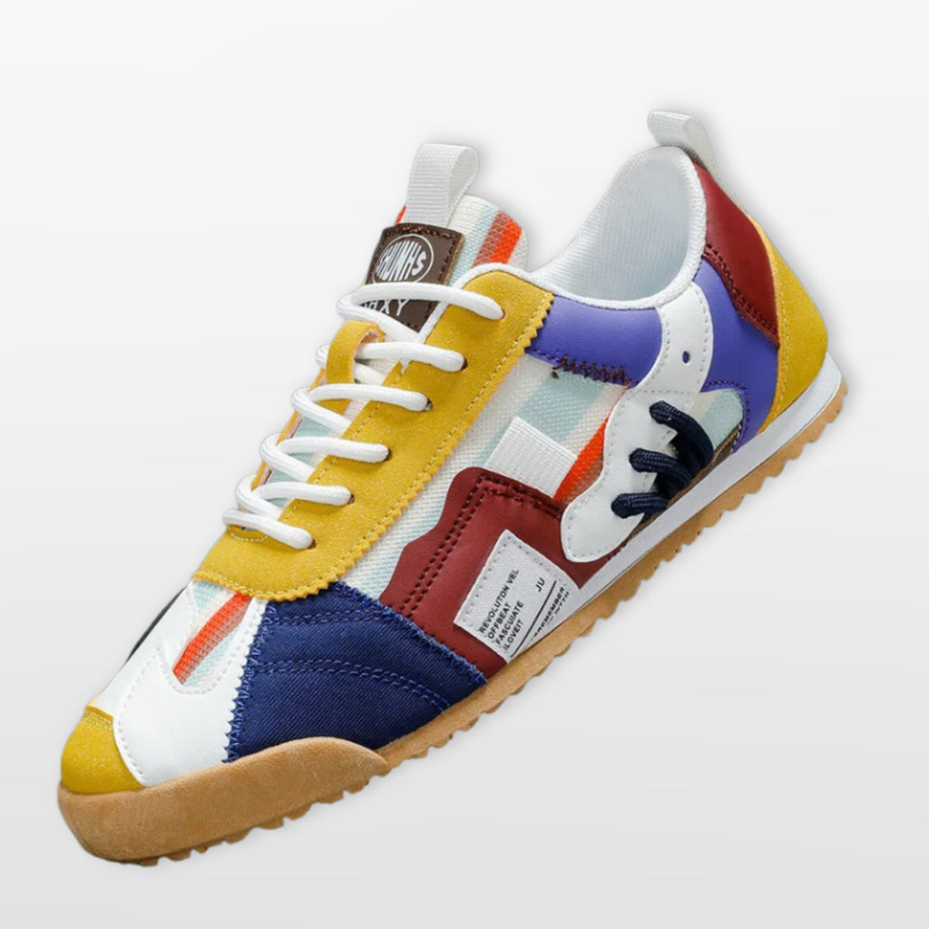 Kolorowe Sneakersy Retro Komfortowe Męskie