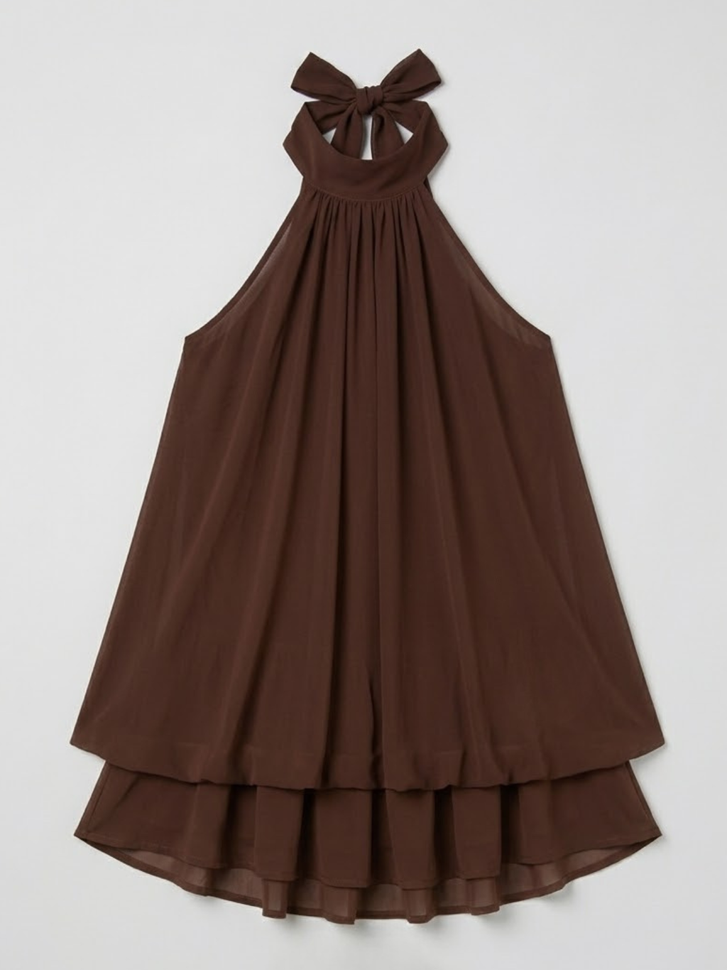 Zwiewna Sukienka Mini Halter Damska