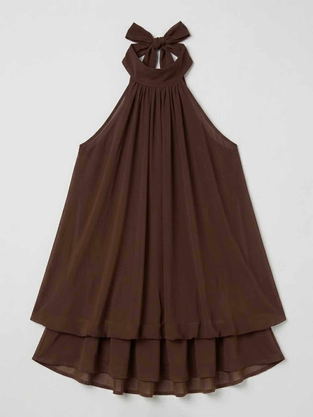 Zwiewna Sukienka Mini Halter Damska