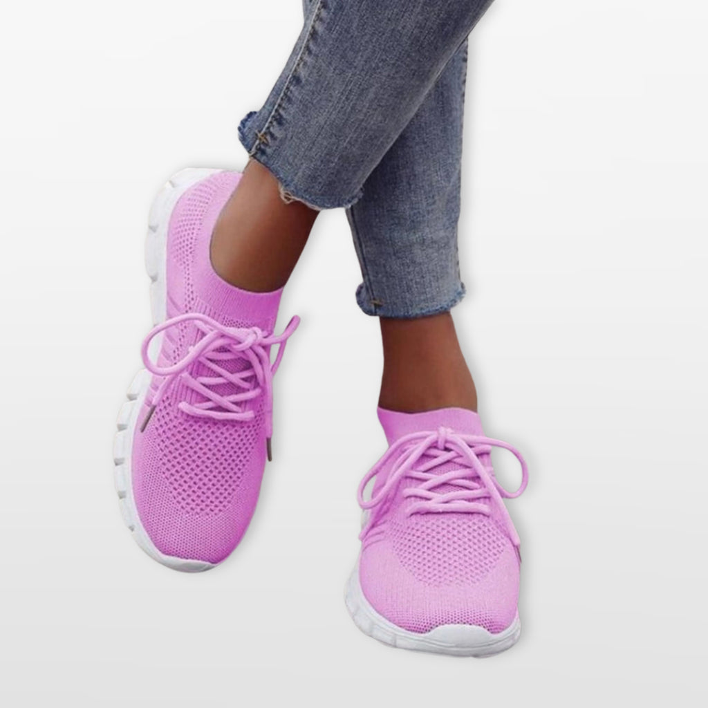 Buty Dzianinowe Lekkie Oddychające Damskie