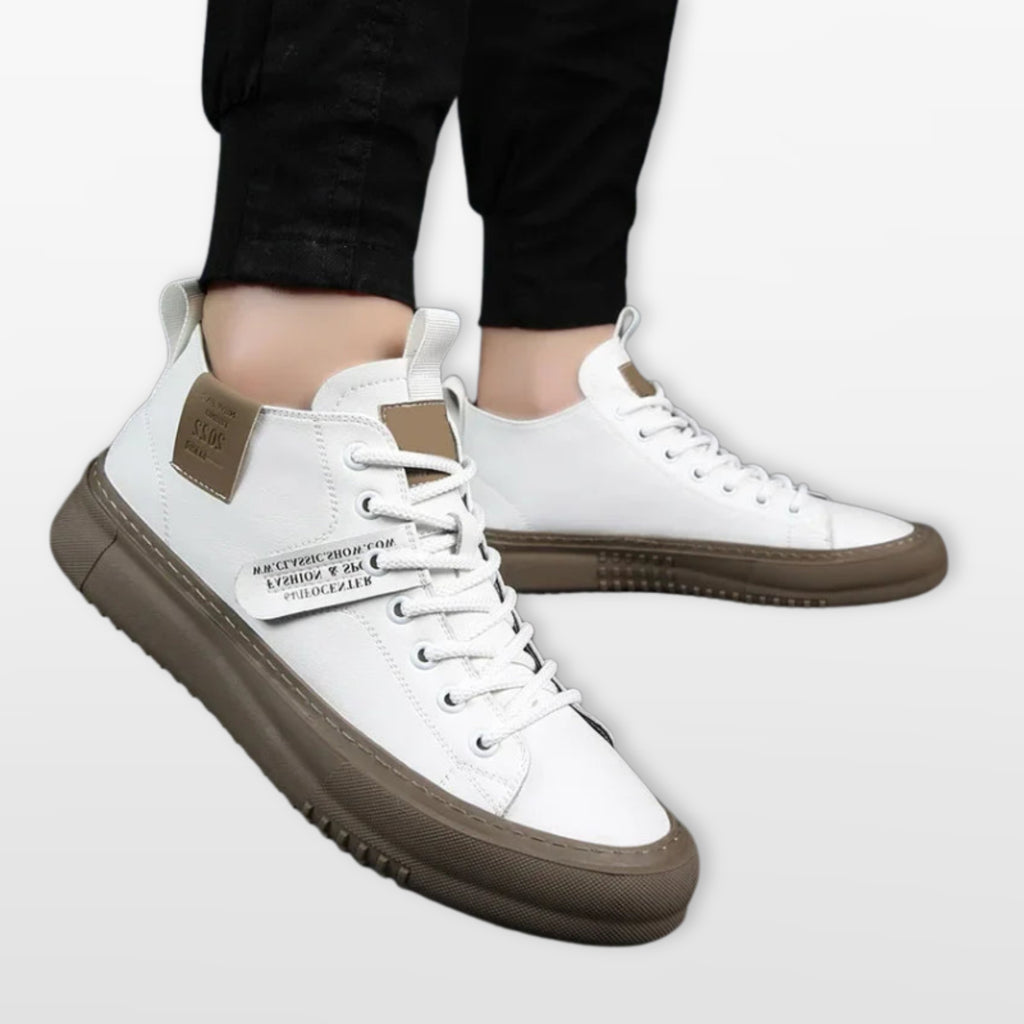 Sneakersy Sznurowane Casual Męskie