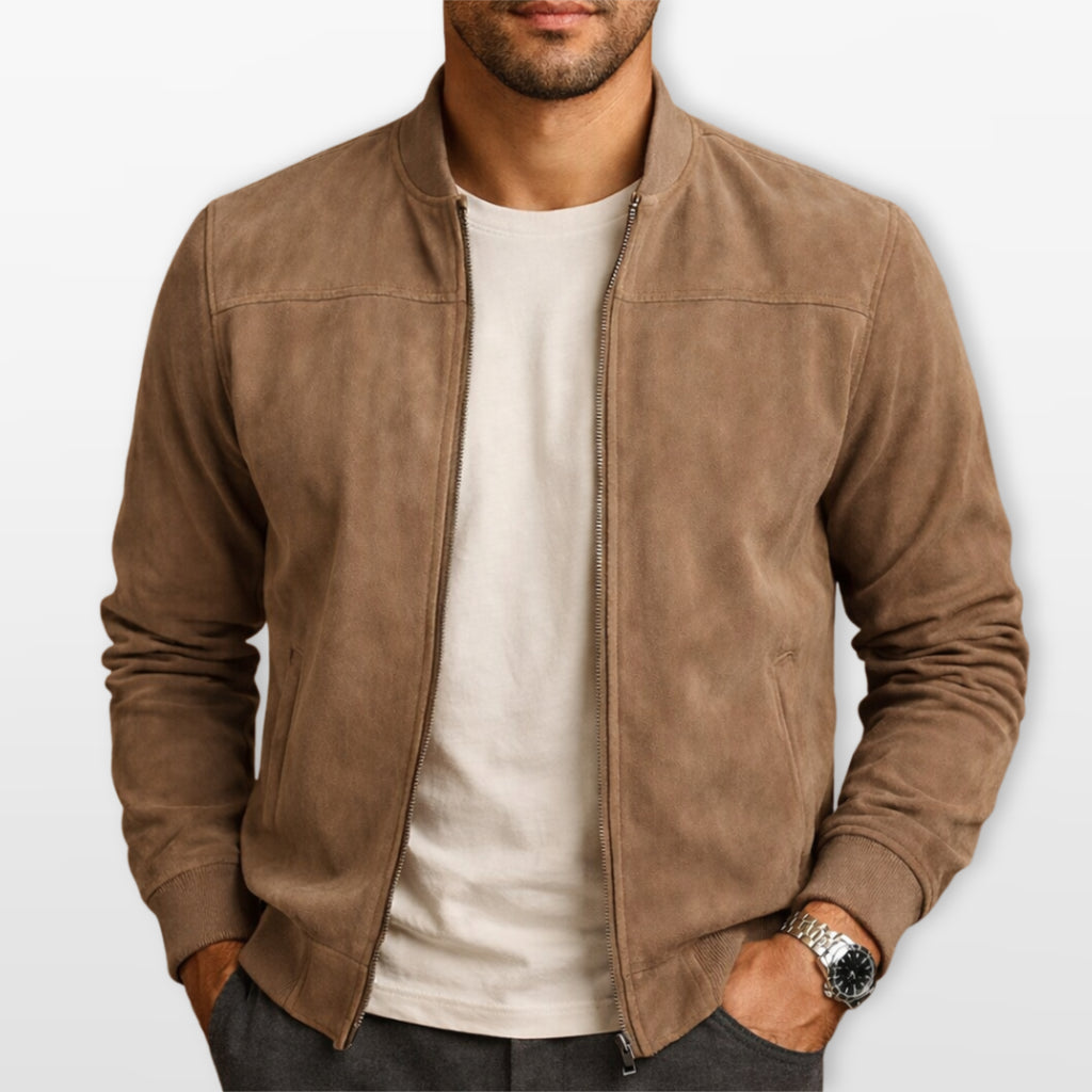Kurtka Bomber Casual Minimalistyczna Męska