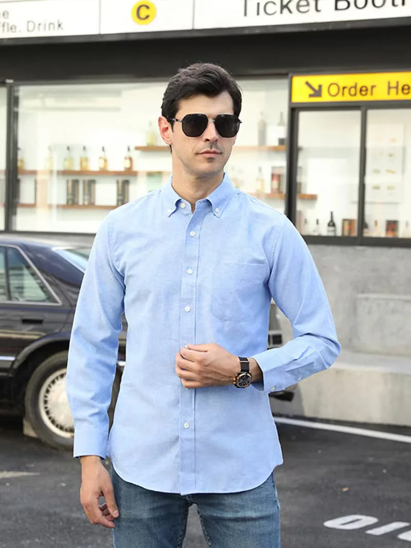 Elegantní košile Button Down pánská