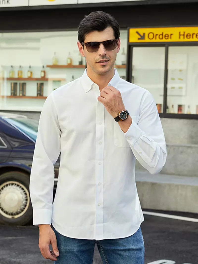 Elegantní košile Button Down pánská