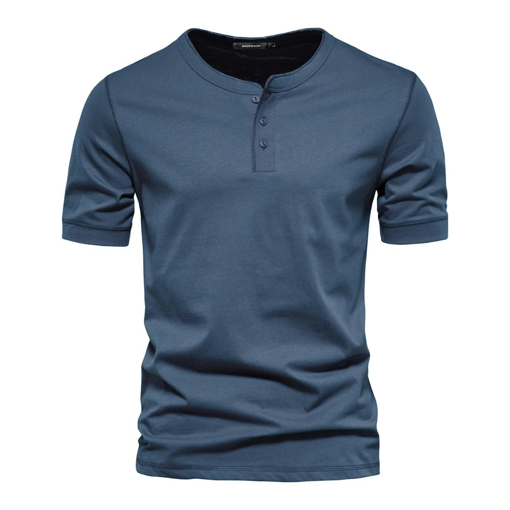 Koszulka Henley Casual Męskie